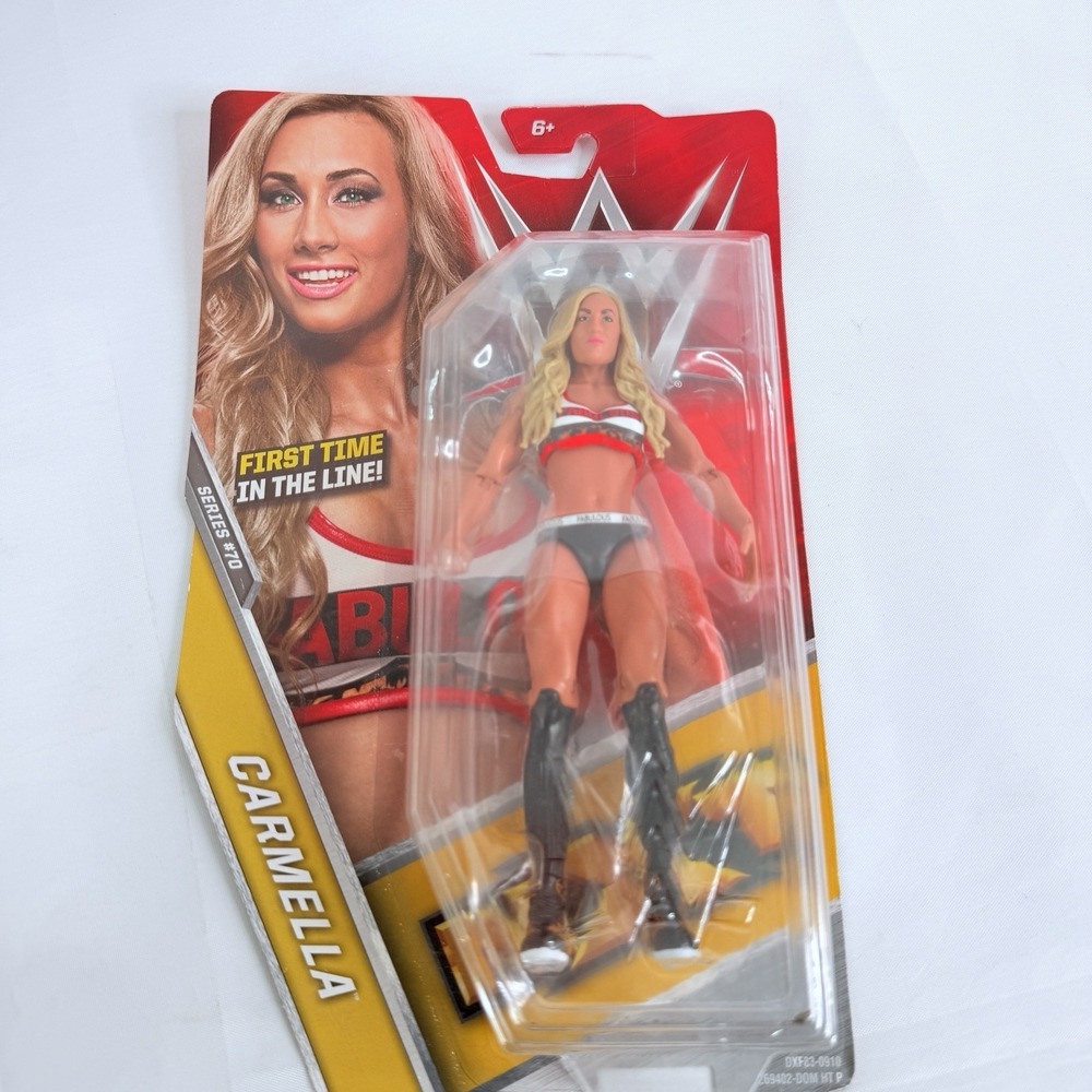 Mattel WWE Carmella Basic Figure Series 70 First Time in‎ The Line Rookie